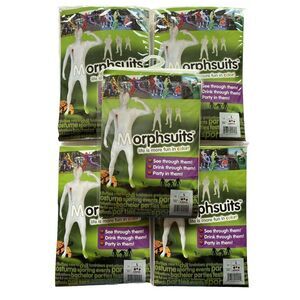 Morphsuits Bullet Hole Halloween Costume Roll Play Lot Of 5 Unisex Size Large